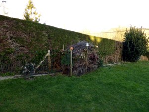 Stock branches dechets verts entretien jardin